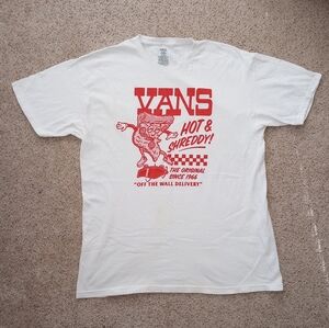 Vans Hot & Shreddy Off The Wall Graphic Shirt XL